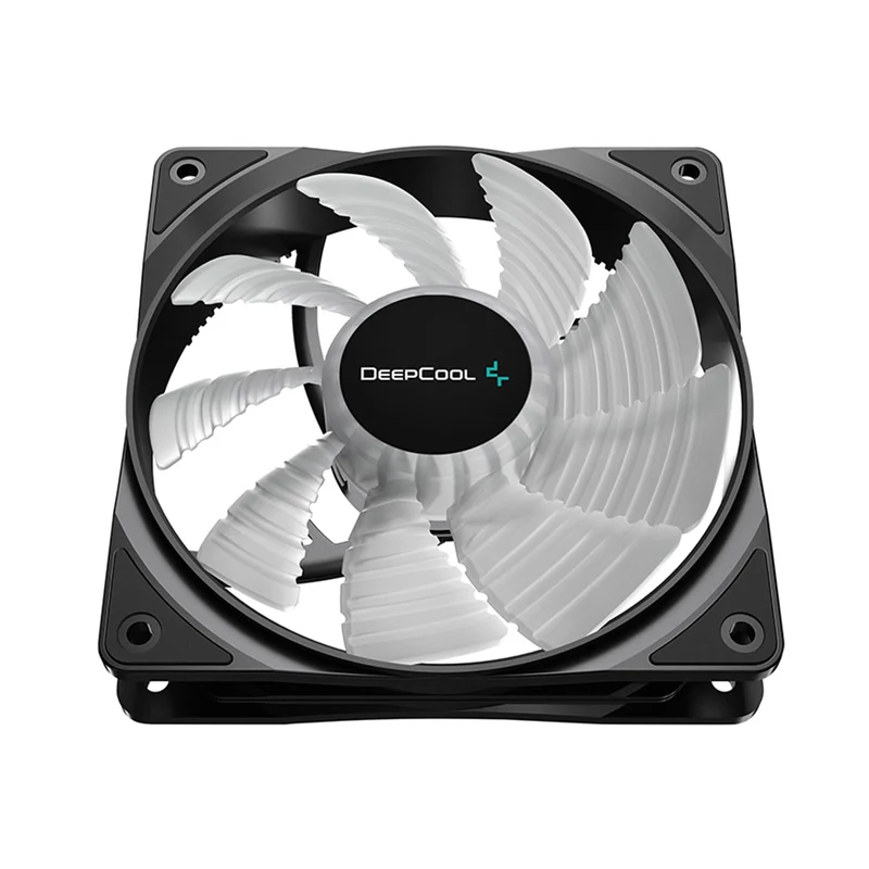 Deepcool RF120 FS 1X120MM Hydro Bearing 500-1500RPM PWM Control 9 Blades 4-Pin RGB LED Fan (DP-FLED3-RF120-FS)