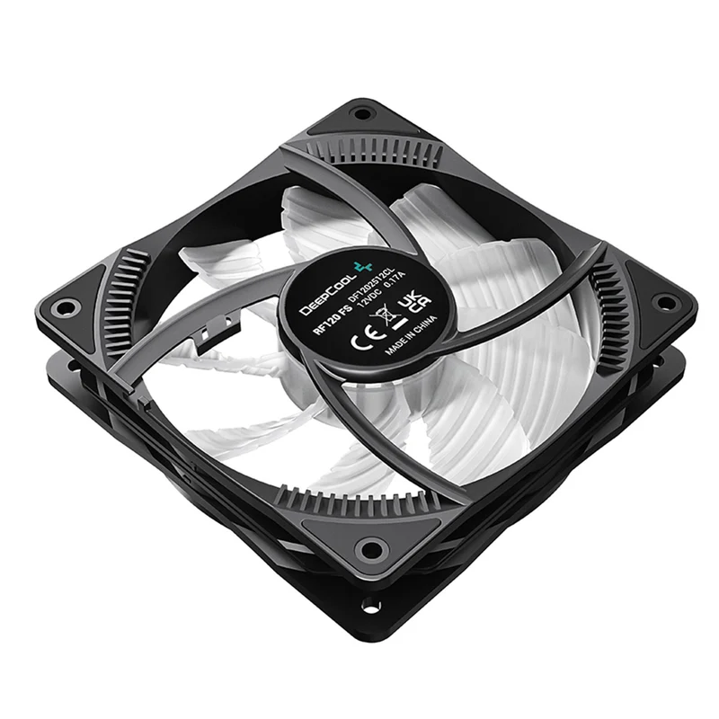 Deepcool RF120 FS 1X120MM Hydro Bearing 500-1500RPM PWM Control 9 Blades 4-Pin RGB LED Fan (DP-FLED3-RF120-FS)