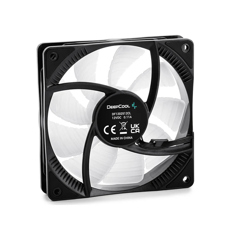 Deepcool RF120 3-IN-1 3X120MM Hydro Bearing 500-1500RPM PWM Control With Cable Controller High Brightness RGB LED Fans (DP-FRGB-RF120-3C)