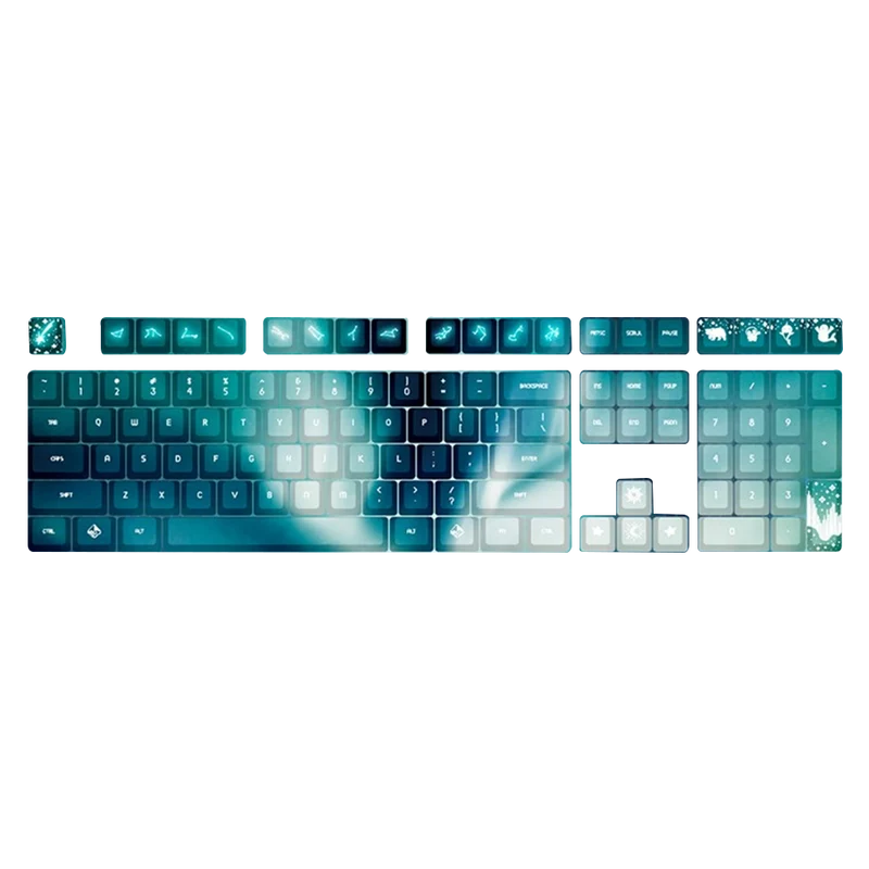 Traitors Aurora 108 PBT Keycap Set (TRDAUR108US)
