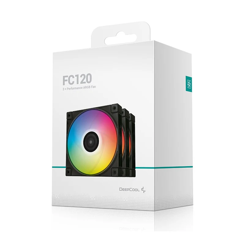 Deepcool FC120 3-IN-1 Performance ARGB Fan (R-FC120-BKAMN3-G-1)