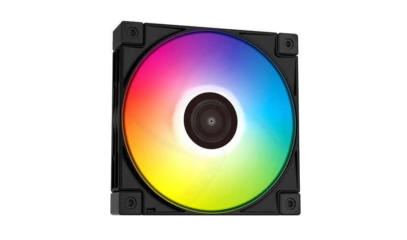 Deepcool FC120 1X120MM Hydro Bearing 500-1800RPM 10% 4-PIN PWM ARGB LED Fan (R-FC120-BKAMN1-G-1)