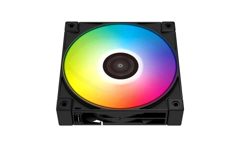 Deepcool FC120 1X120MM Hydro Bearing 500-1800RPM 10% 4-PIN PWM ARGB LED Fan (R-FC120-BKAMN1-G-1)