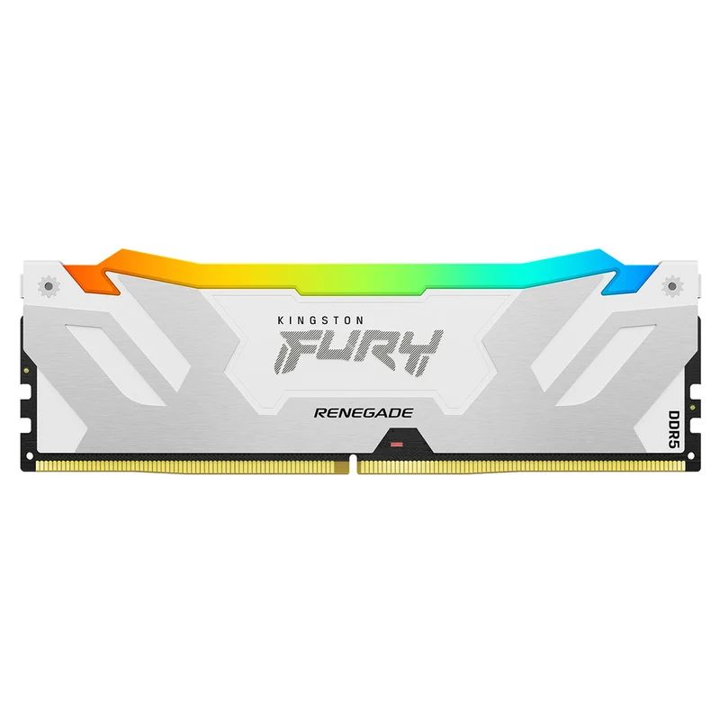 Kingston Fury Renegade 16GB (1x16GB) DDR5 RGB XMP 7200MT/S CL38 Memory (White) (KF572C38RWA-16)
