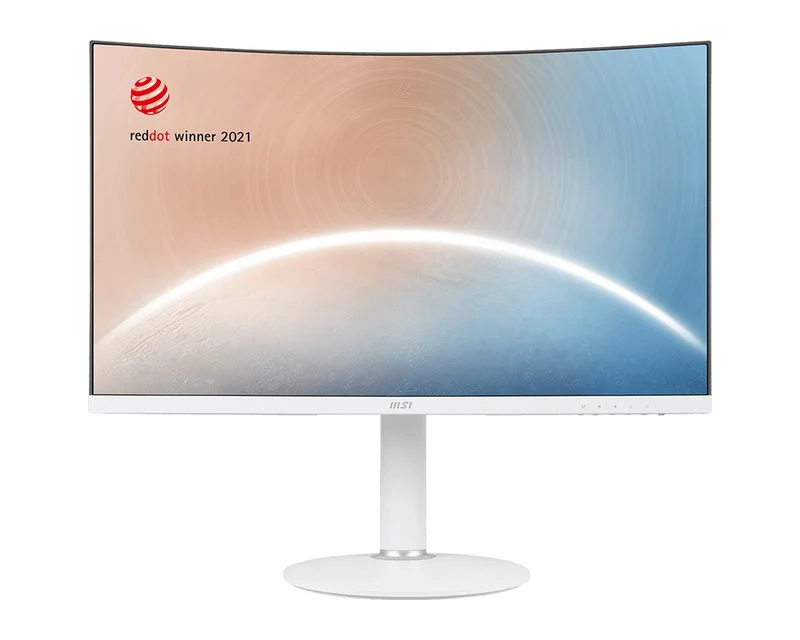 MSI Modern MD271CPW 27" FHD 75Hz Business & Productivity Curved Monitor (White)