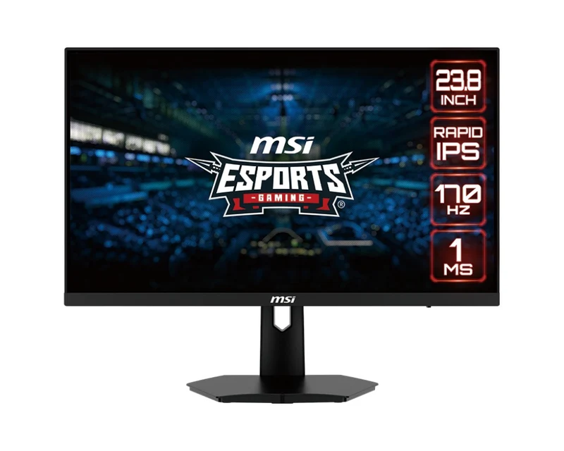 MSI G244F 23.8 FHD Rapid IPS 170Hz 1ms Freesync Esports Gaming Monitor (Black)