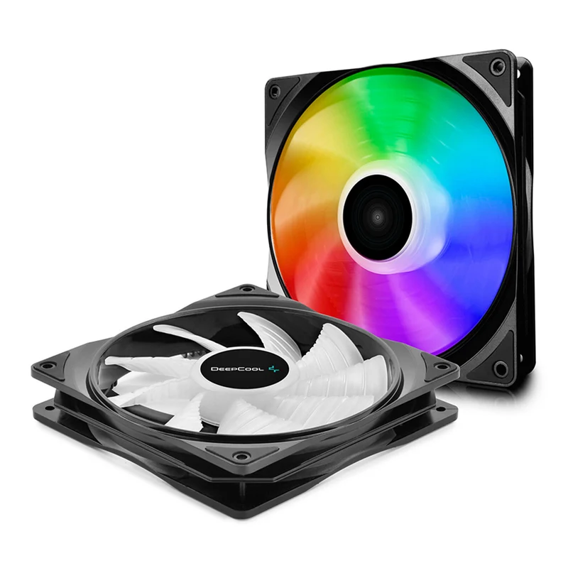 Deepcool CF140 2-in-1 Motherboard Controlled 140MM Addressable RGB LED Case Fan (DP-FA-RGB-CF140-2)