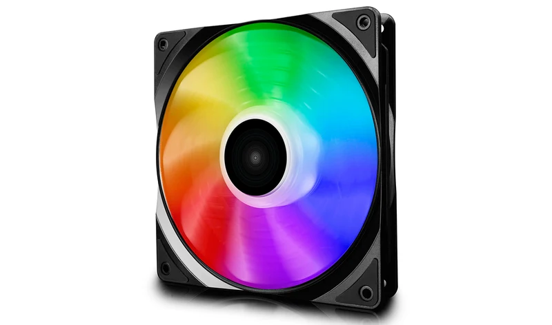 Deepcool CF140 2-in-1 Motherboard Controlled 140MM Addressable RGB LED Case Fan (DP-FA-RGB-CF140-2)