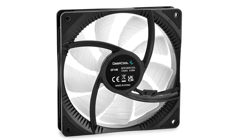 Deepcool CF140 2-in-1 Motherboard Controlled 140MM Addressable RGB LED Case Fan (DP-FA-RGB-CF140-2)