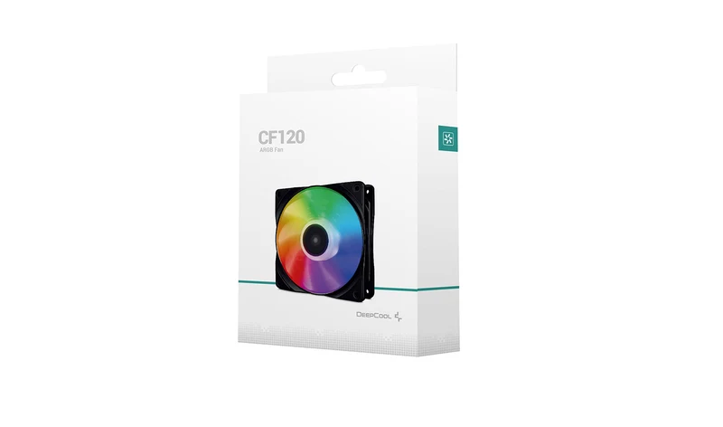 Deepcool CF120 Motherboard Controlled 120MM Addressable RGB LED Case Fan (DP-FA-RGB-CF120-1)