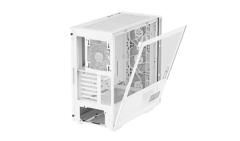 Deepcool CH560 Digital WH Airflow Case w/ Status Screen (White) (R-CH560-WHAPE4D-G-1)