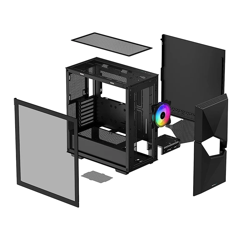 Deepcool Cyclops Mid-Tower ATX Case (Black) (R-BKAAE1-C-1)
