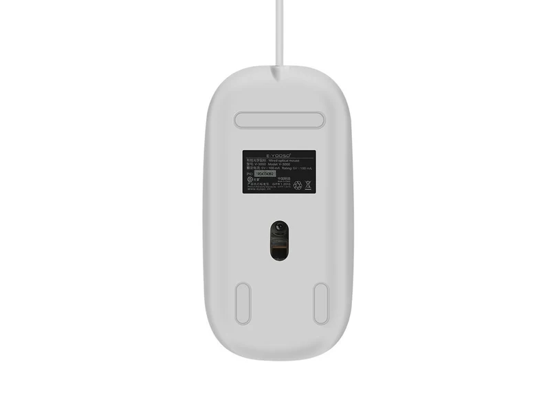E-Yooso V-3000 Wired Optical Mouse (White)