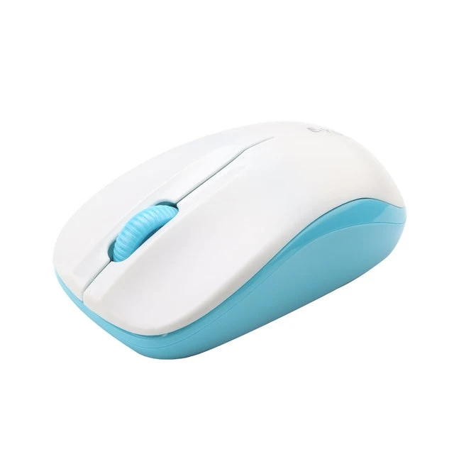 E-Yooso E-1060 Wireless Optical Mouse (White/Blue)