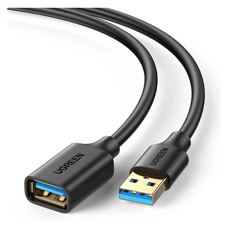 UGreen USB 3.0 A Male To Female Extension Cable - 2m (Black) (US129/10373)
