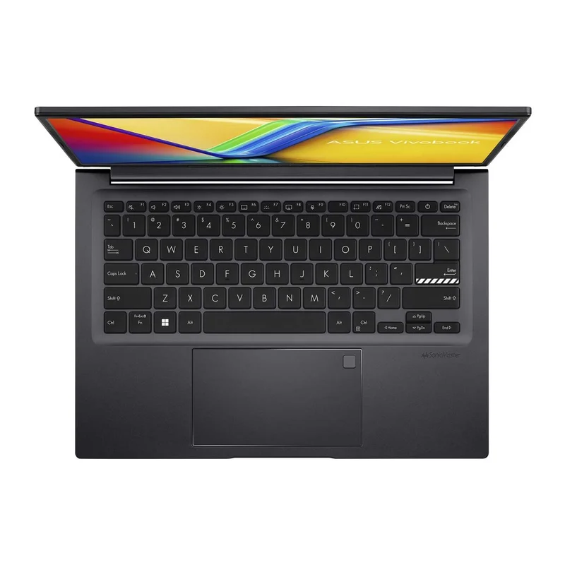 Asus Vivobook 14 M1405YA-LY077WS Laptop (Indie Black) | 14” WUXGA (1920 x 1200) | Ryzen 7 7730U | 8GB RAM | 512 GB SSD | AMD Radeon Graphics | Windows 11 Home | MS Office Home & Student 2021 | Asus AP4600 Backpack
