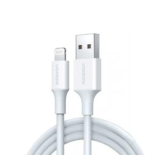 UGreen Lightning To USB 2.0 a Male Cable - 1m, 2m (White) (US155/20728, US155/20730)
