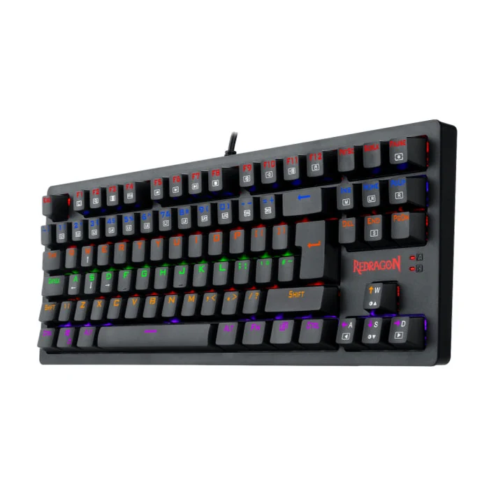 Redragon S113P-KN Keyboard/Mouse/Mousepad/Headset 4-In-1 Set Gaming Essentials (Black)