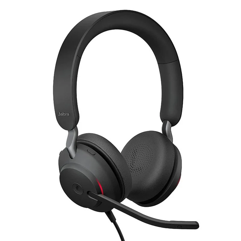 Jabra Evolve2 40 USB-A MS Stereo Wired Professional Headset (Black)