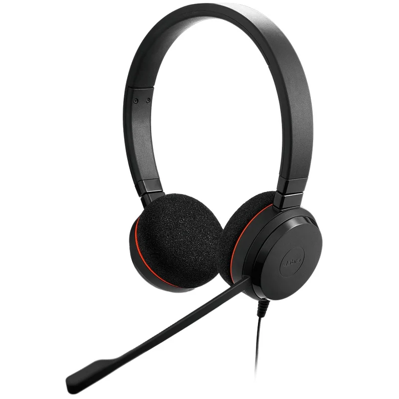 Jabra Evolve 20 Stereo UC Wired Professional Headset (Black)