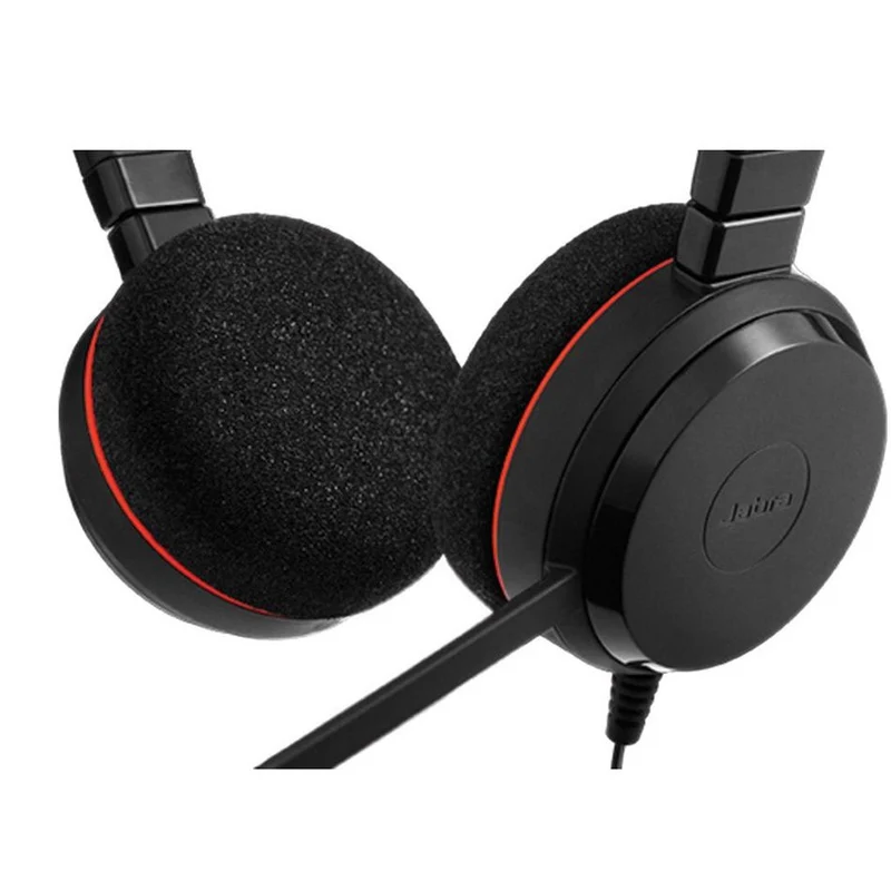 Jabra Evolve 20 Stereo UC Wired Professional Headset (Black)