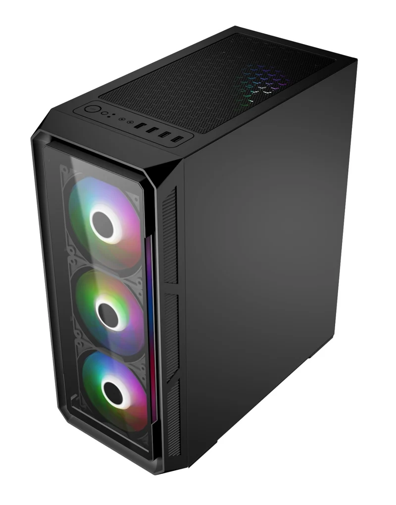 Frontier Trendsonic Hermes HE19A Tempered Glass Panel ATX Gaming Case