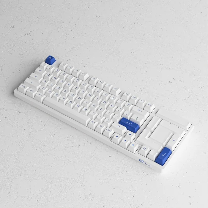 Akko Blue & White 3098N Multi-Modes RGB Mechanical Keyboard (TTC Flame Red Switch)