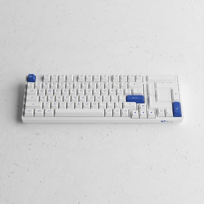 Akko Blue & White 3098N Multi-Modes RGB Mechanical Keyboard (TTC Flame Red Switch)