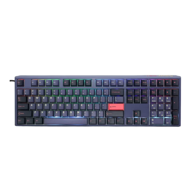 Ducky One 3 Cosmic Blue Hotswap Double Shot PBT Mechanical Keyboard (Cherry RGB Red) (DKON2108ST-RUSPDCOVVVC2)