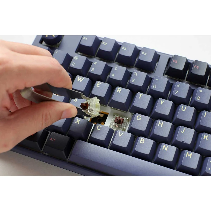 Ducky One 3 Cosmic Blue Hotswap Double Shot PBT Mechanical Keyboard (Cherry RGB Red) (DKON2108ST-RUSPDCOVVVC2)