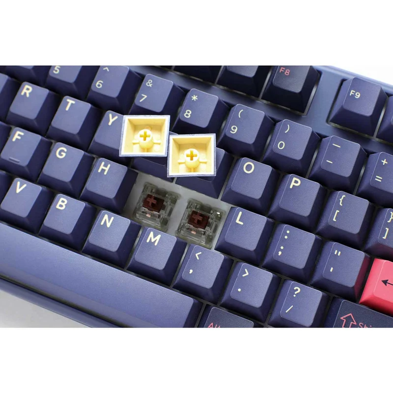 Ducky One 3 Cosmic Blue Hotswap Double Shot PBT Mechanical Keyboard (Cherry RGB Red) (DKON2108ST-RUSPDCOVVVC2)