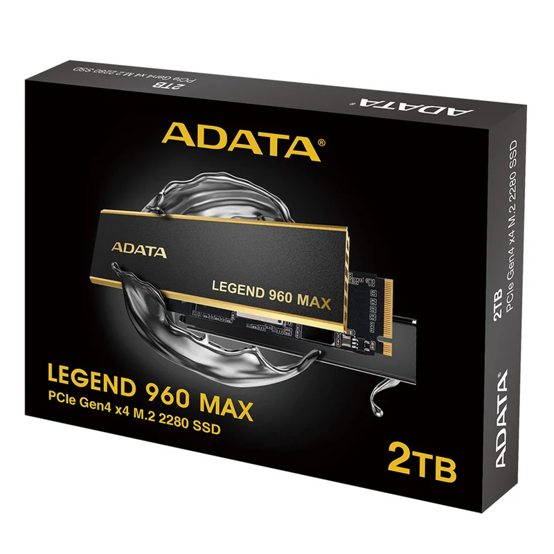 Adata Legend 960 Max 2TB PCIE GEN4 X4 M.2 2280 Internal Gaming SSD With Heatsink (ALEG-960M-2TCS)