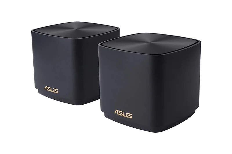 Asus Zenwifi XD4S AX1800 Dual-Band Mesh WiFi 6 Router (2-Pack) (Black)