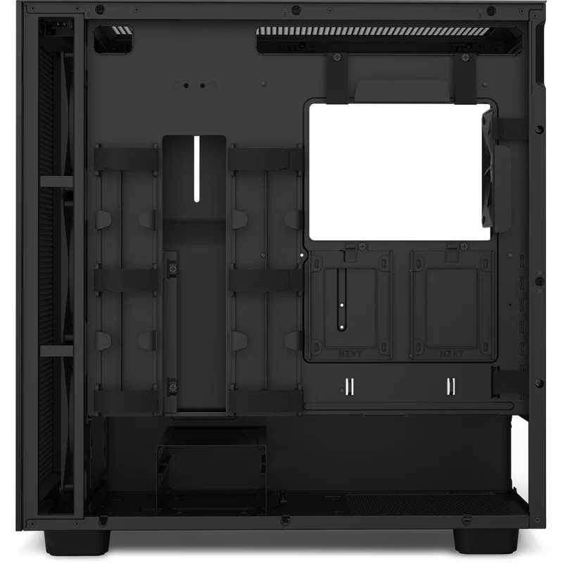 NZXT H7 Flow Mid-Tower Airflow Case With RGB Fans (Matte Black) (CM-H71FB-R1)