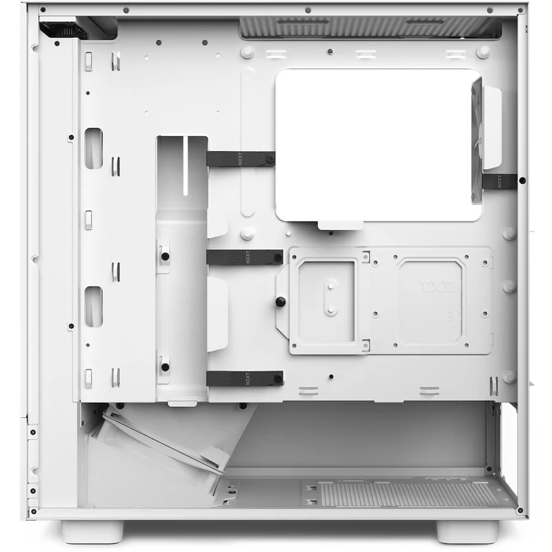 NZXT H5 Flow Compact Mid-Tower Airflow Case With RGB Fans (Matte White) (CC-H51FW-R1)