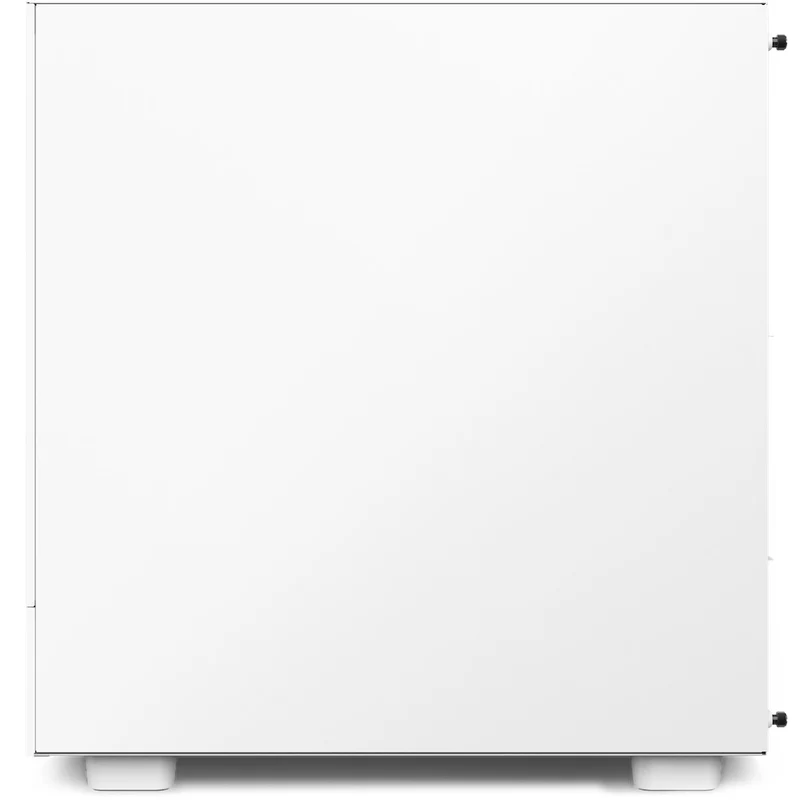 NZXT H5 Flow Compact Mid-Tower Airflow Case With RGB Fans (Matte White) (CC-H51FW-R1)