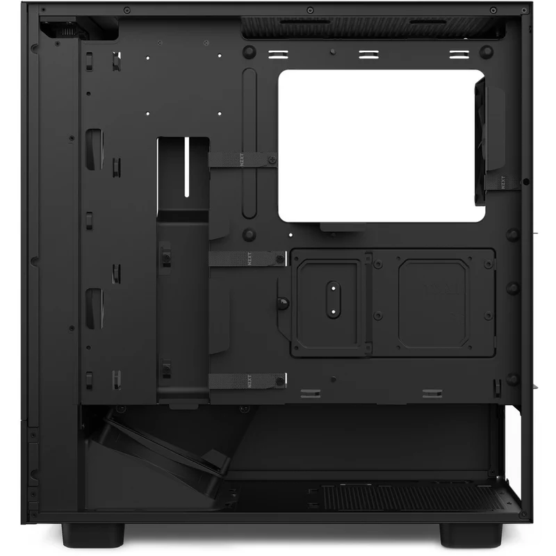 NZXT H5 Flow Compact Mid-Tower Airflow Case With RGB Fans (Matte Black) (CC-H51FB-R1)