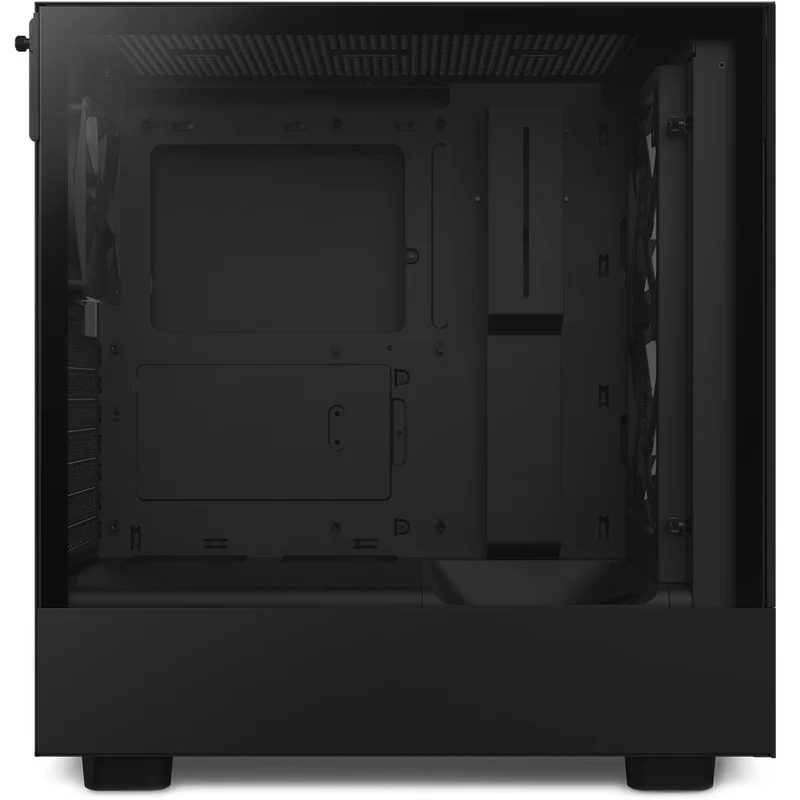 NZXT H5 Flow Compact Mid-Tower Airflow Case With RGB Fans (Matte Black) (CC-H51FB-R1)