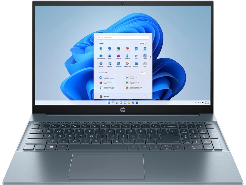 HP Pavilion 15-EH3108AU Laptop (Fog Blue) | 15.6” FHD (1920x1080) | Ryzen 7 7730U | 16GB RAM | 512GB SSD | AMD Radeon Graphics | Windows 11 Home | MS Office Home & Student 2021 | HP Everyday 16" Laptop Briefcase
