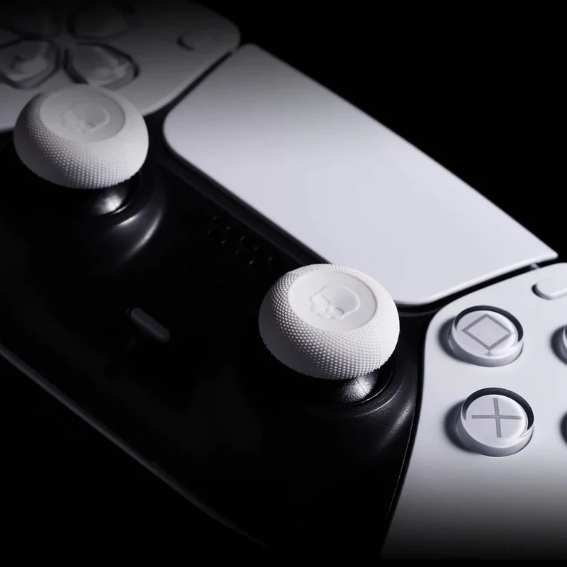 NSW Skull & Co. Thumb Grip For Switch Pro/ PS4 / PS5 Controller (Black/White) (TG005-TOK)