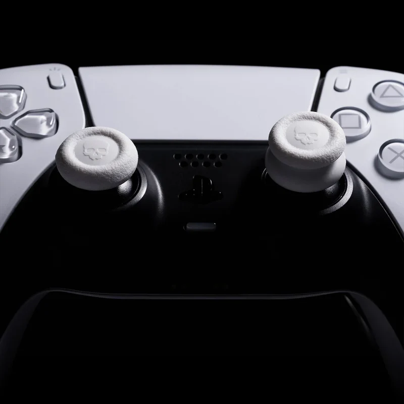 NSW Skull & Co. Thumb Grip For Switch Pro/ PS4 / PS5 Controller (White) (TG005-WT)