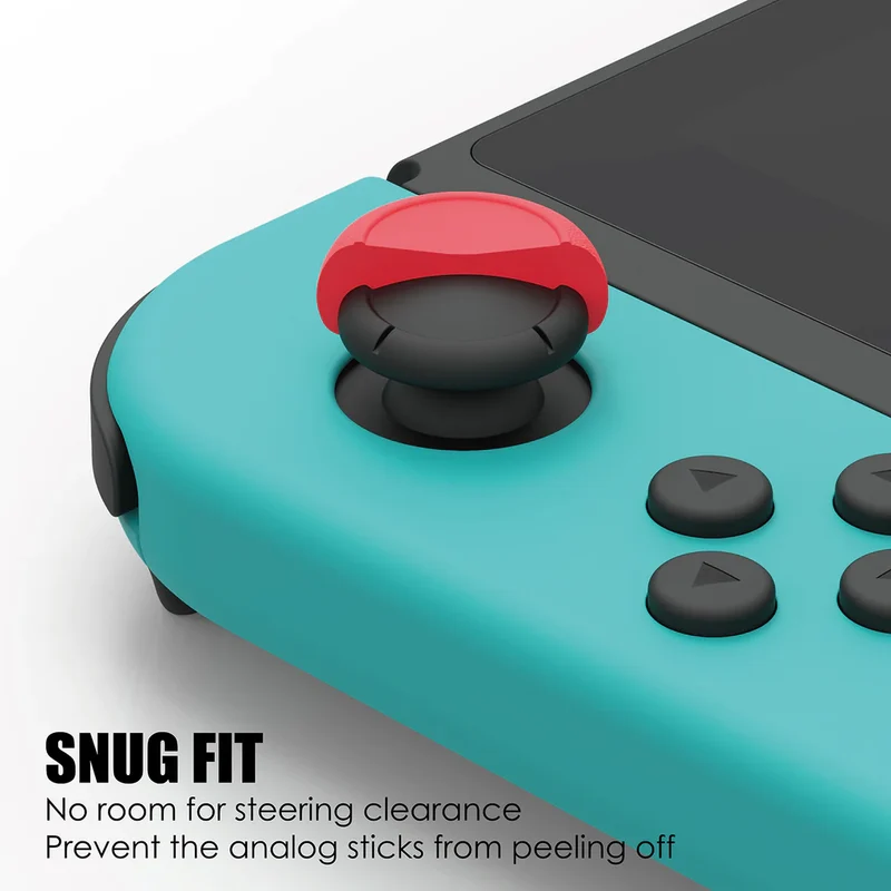 NSW Skull & Co. Thumb Grip For Switch/Switch OLED/Switch Lite Controller (White/Green) (NSTG-TOK)