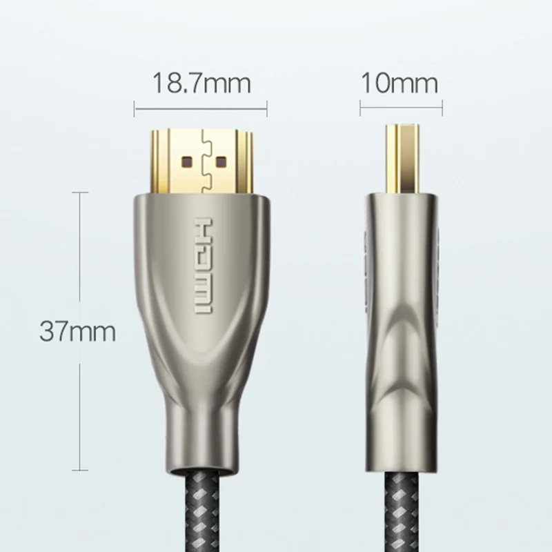 UGreen HDMI 2.0 Male To Male Cable - 2m (Gray) (HD131/50108)