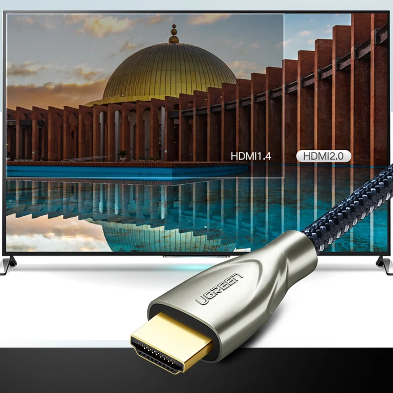 UGreen HDMI 2.0 Male To Male Cable - 1.5m (Gray) (HD131/50107)