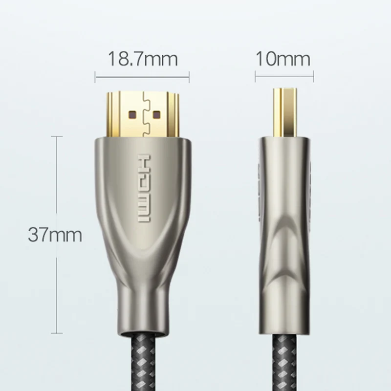 UGreen HDMI 2.0 Male To Male Cable - 1m (Gray) (HD131/50106)