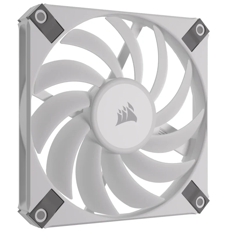Corsair iCUE AF120 RGB Slim 120MM PWM Fluid Dynamic Bearing Fan (White) (Single Pack)