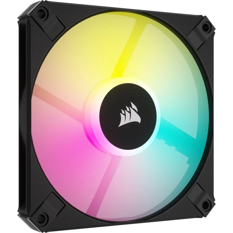 Corsair iCUE AF120 RGB Slim 120MM PWM Fluid Dynamic Bearing Fan (Black) (Single Pack)