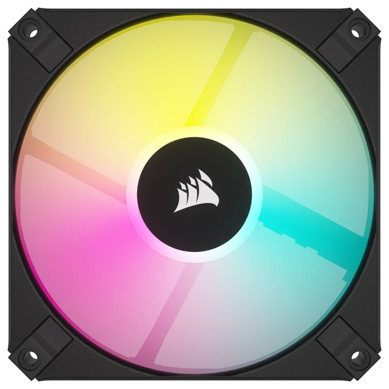 Corsair iCUE AF120 RGB Slim 120MM PWM Fluid Dynamic Bearing Fan (Black) (Single Pack)