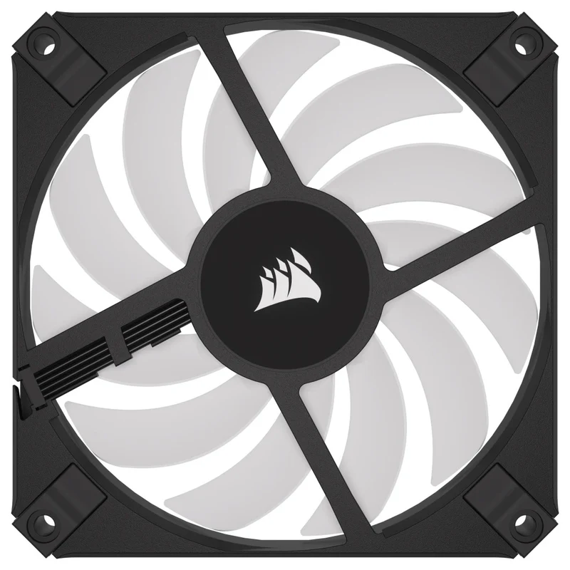 Corsair iCUE AF120 RGB Slim 120MM PWM Fluid Dynamic Bearing Fan (Black) (Single Pack)