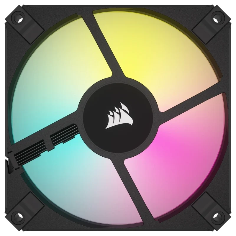 Corsair iCUE AF120 RGB Slim 120MM PWM Fluid Dynamic Bearing Fan (Black) (Single Pack)